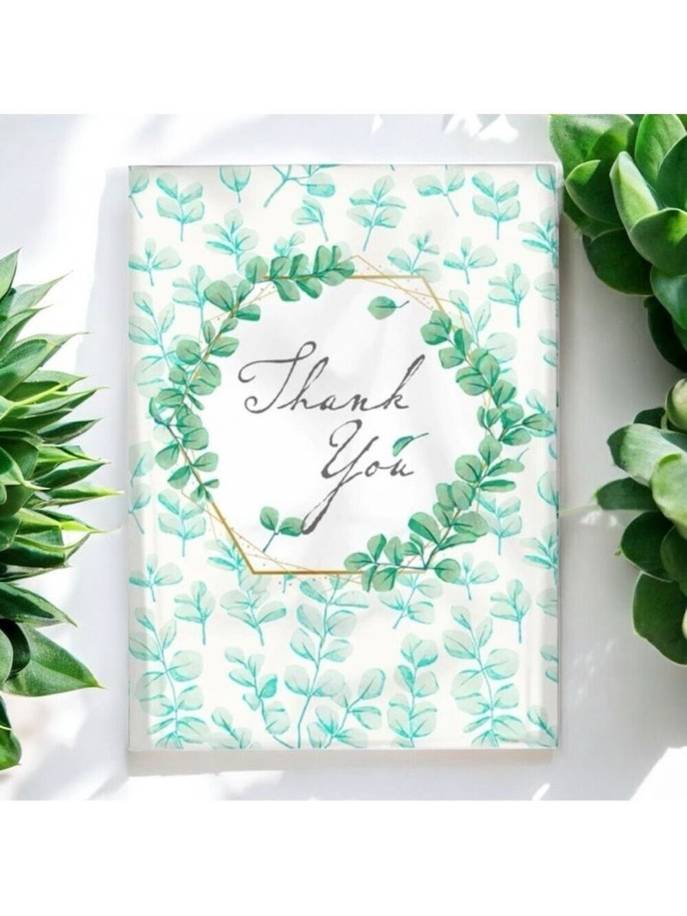 25 10X13 Poly Mailers Green Laurel Thank You Flat Shipping Envelopes - Picture 6 of 12
